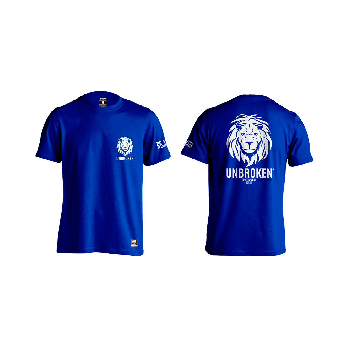 Unbroken Lion classic blue - Unbroken Sports Wear 