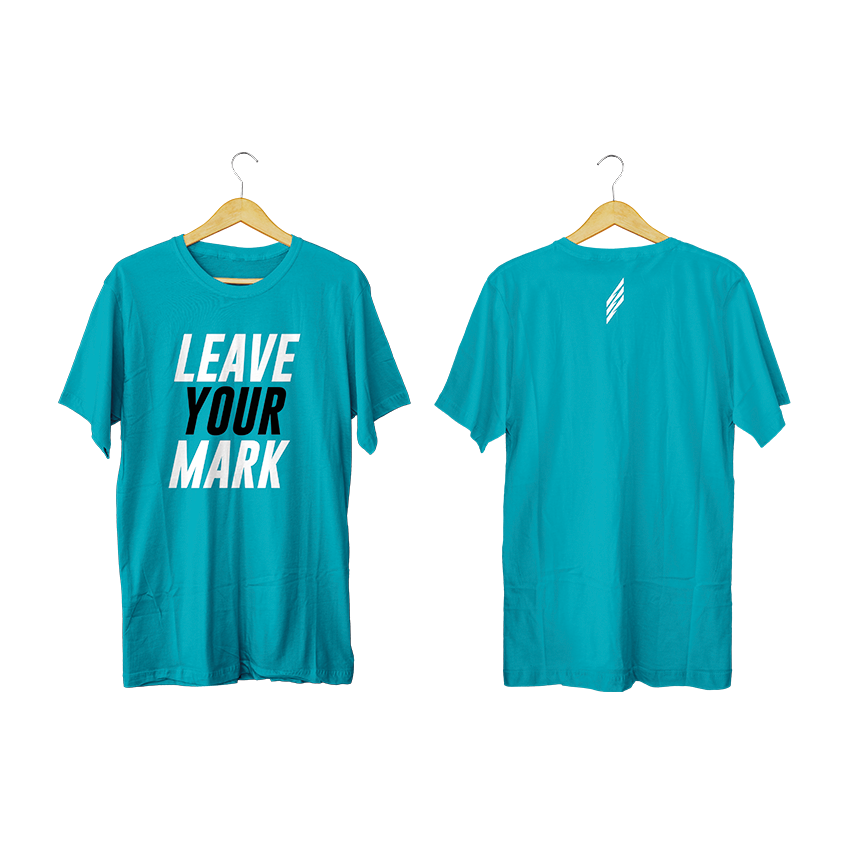 Camiseta Leave your mark mint