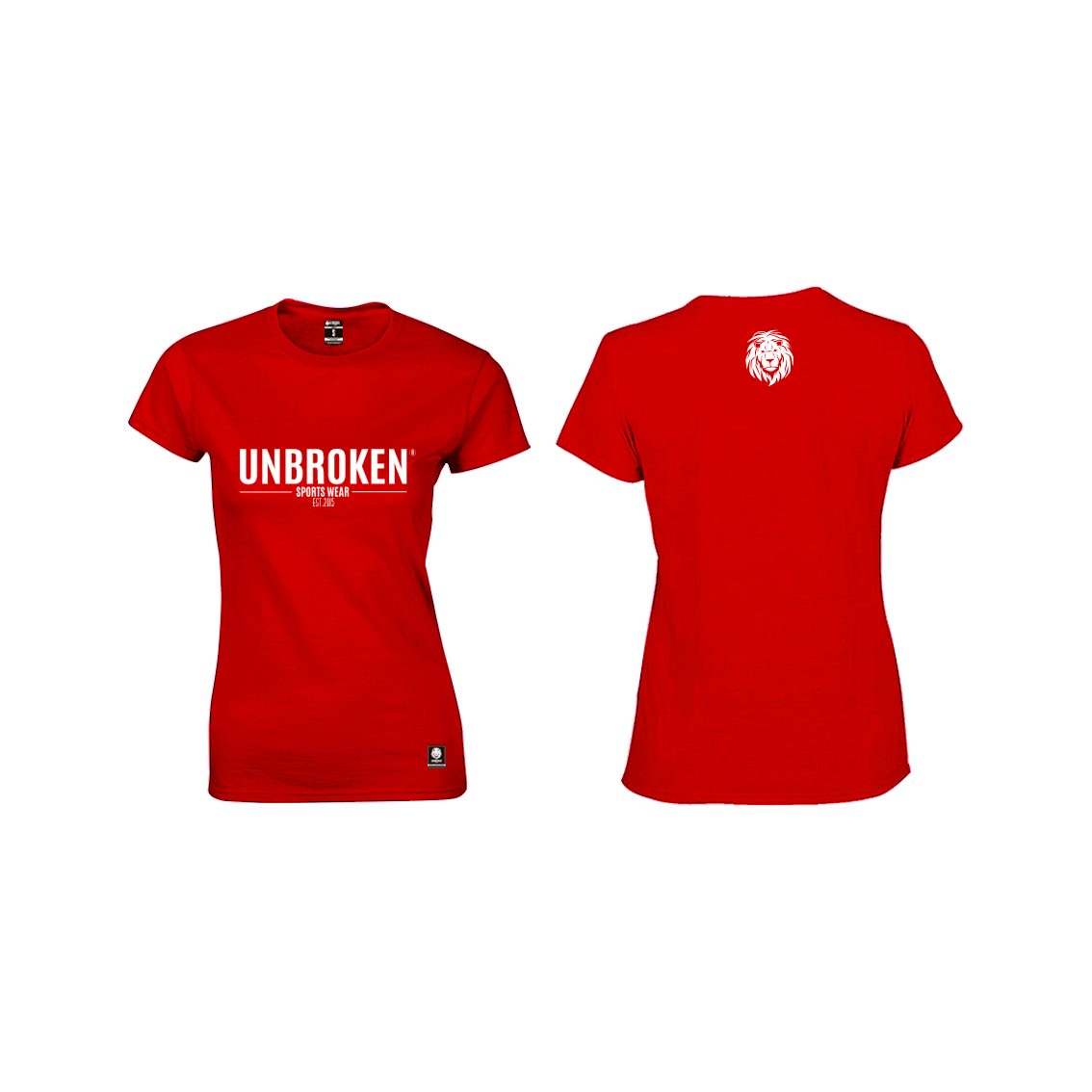 Unbroken classic Red Women - Unbroken Sports Wear 