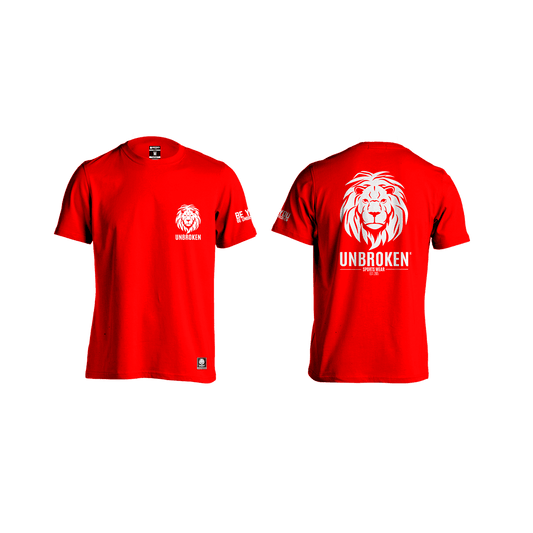 Unbroken Lion classic Red - Unbroken Sports Wear 