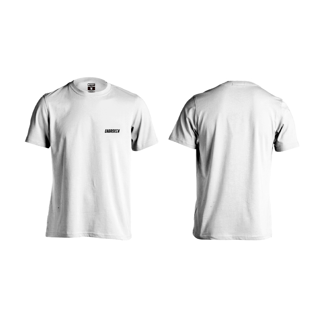Camiseta Unbroken basic white - Unbroken Sports Wear 