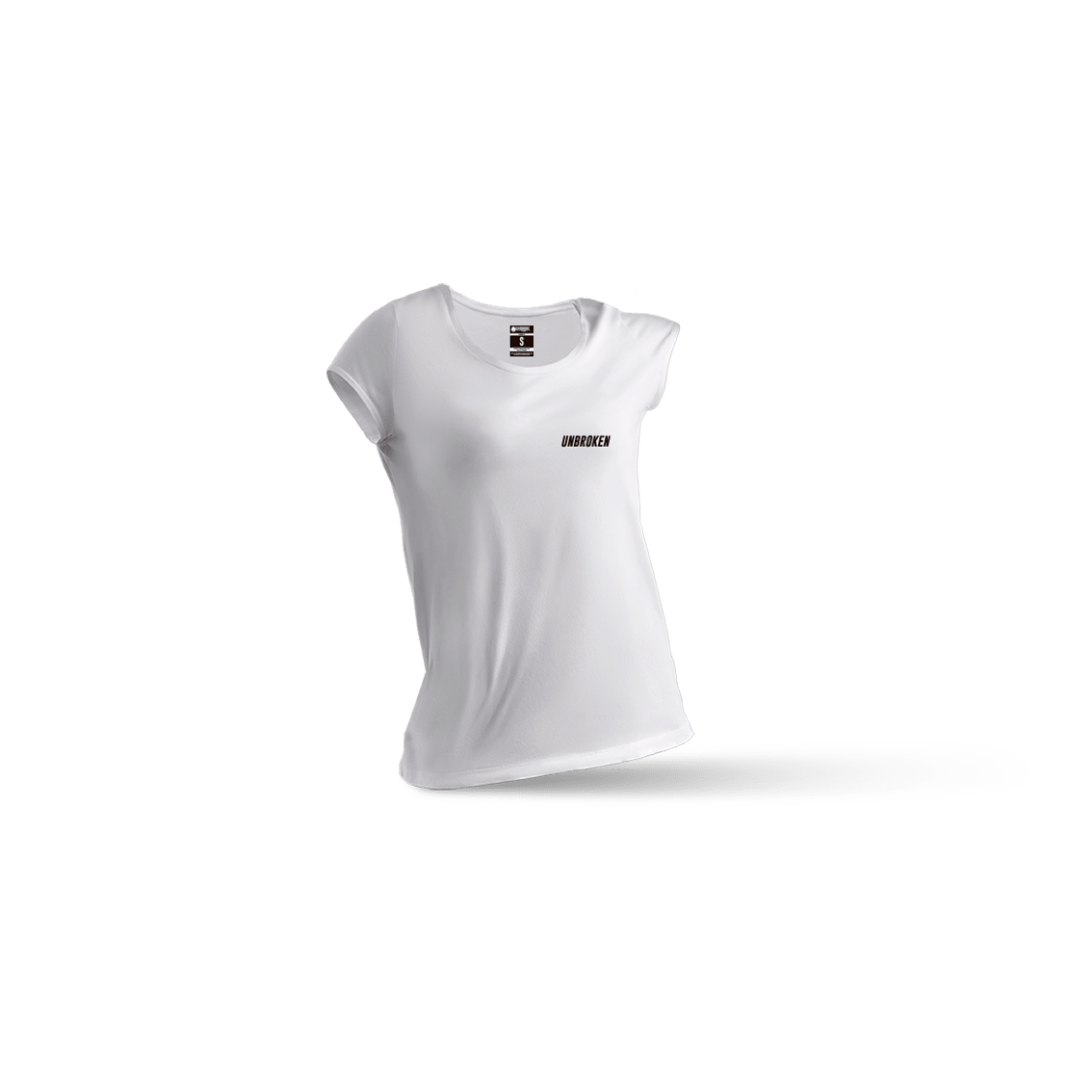 Camiseta Basic White mujer - Unbroken Sports Wear 