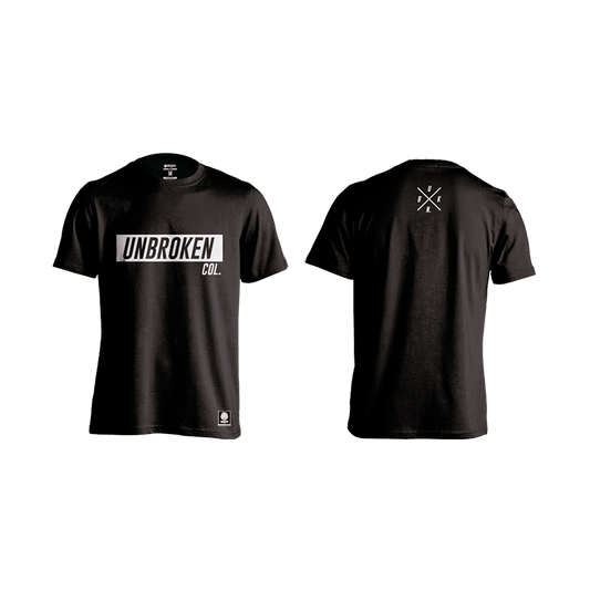 Camiseta Hombre Unbroken col Black - Unbroken Sports Wear 
