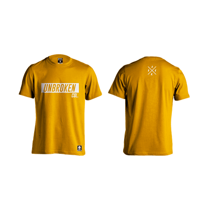 Camiseta Hombre Unbroken col Mostaza - Unbroken Sports Wear 