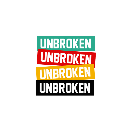 Sticker Unbroken colors coleccionable - Unbroken Sports Wear 