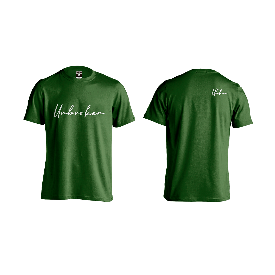 Camiseta Hombre Unbroken Signature green - Unbroken Sports Wear 