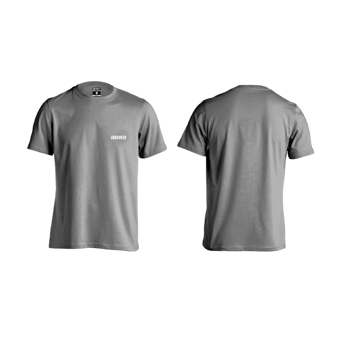 Camiseta Unbroken basic grey - Unbroken Sports Wear 