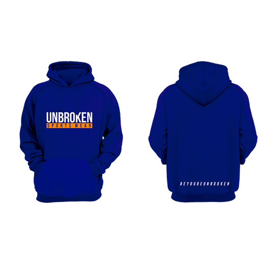 Hoodie Unbroken Blue 2015 - Unbroken Sports Wear 