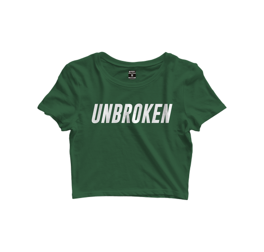 crop top para mujer color verde  unbroken 