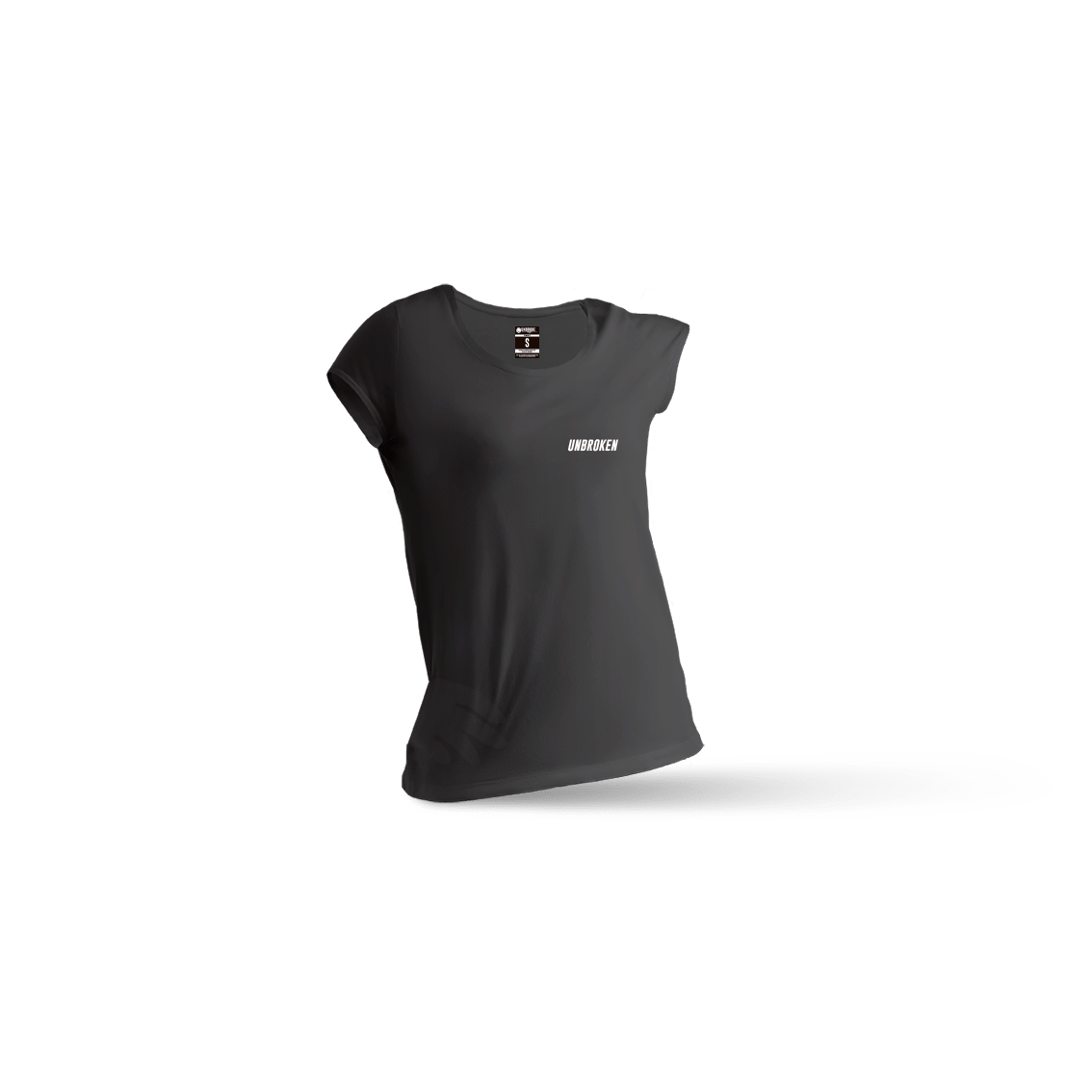 Camiseta Basic Black mujer - Unbroken Sports Wear 