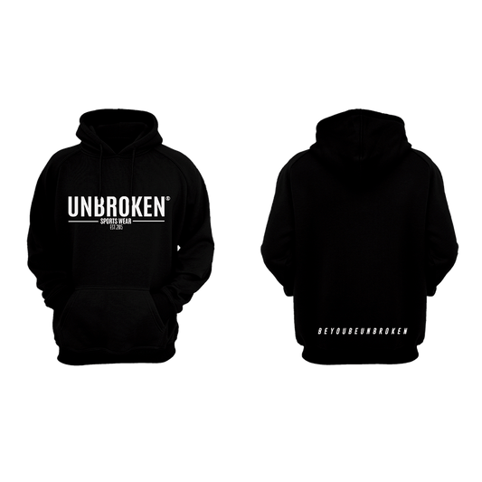 Hoodie Unbroken Black 2020 - Unbroken Sports Wear 