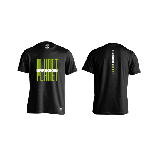 Camiseta Unbroken Green Planet Black - Unbroken Sports Wear 