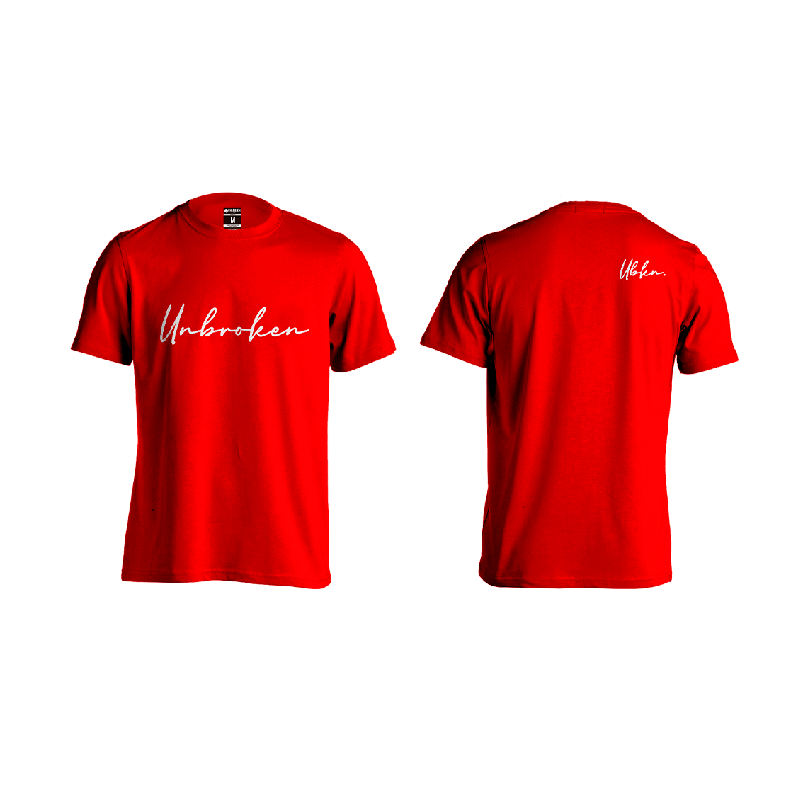 Camiseta Hombre Unbroken Signature Red - Unbroken Sports Wear 