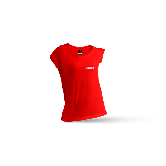 Camiseta Basic Red mujer - Unbroken Sports Wear 