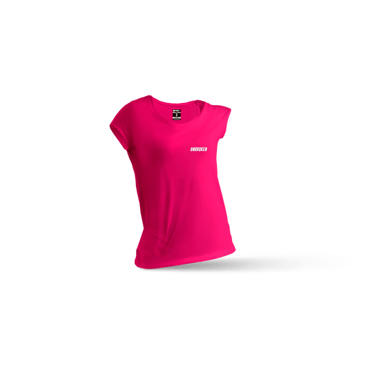 Camiseta Basic Pink mujer - Unbroken Sports Wear 