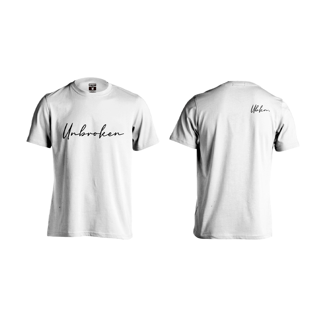 Camiseta Hombre Unbroken Signature white - Unbroken Sports Wear 