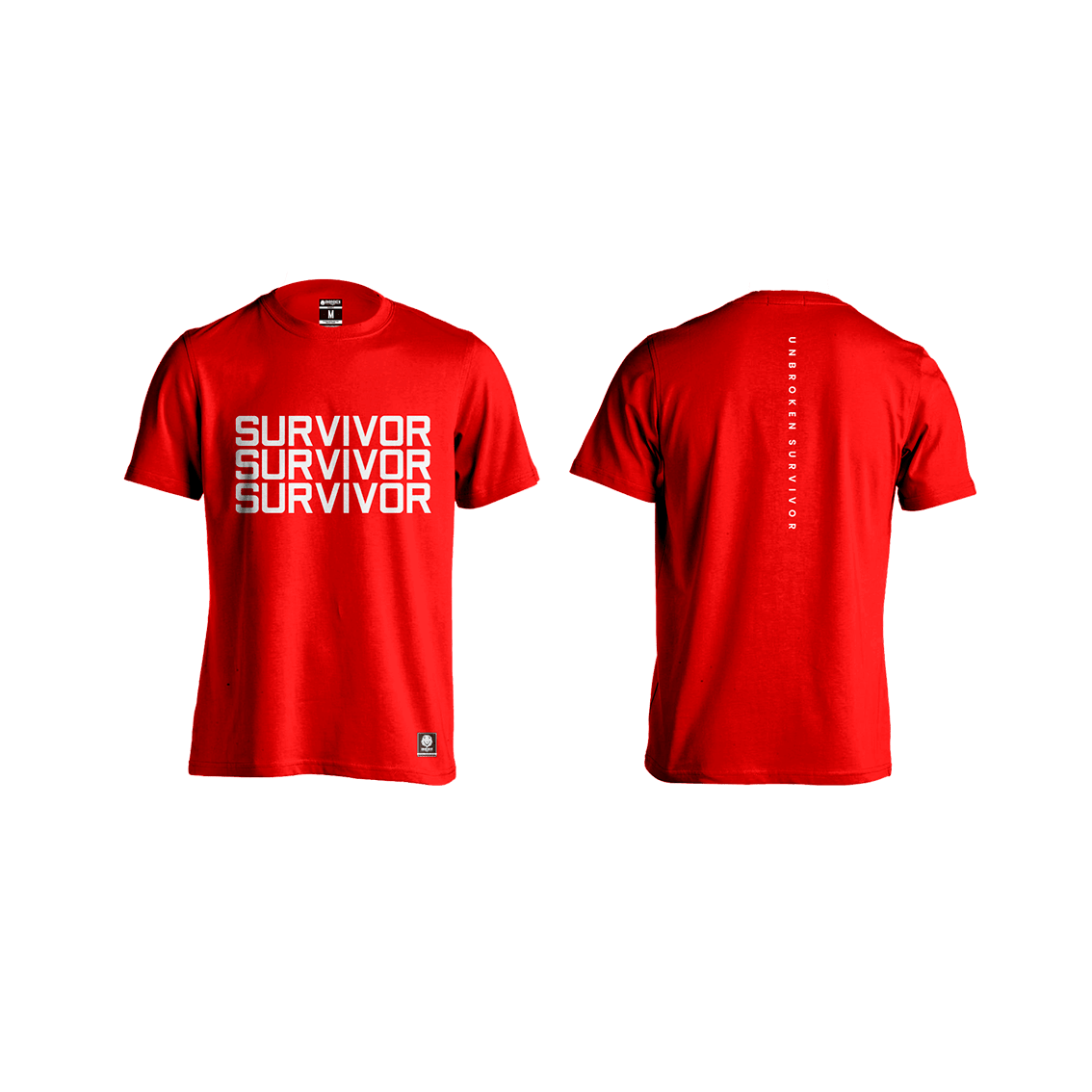 Camiseta Survivor Hombre Red - Unbroken Sports Wear 